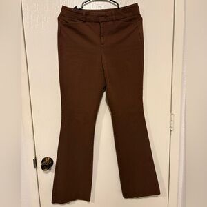 Old Navy Brown Pixie Flare Pants